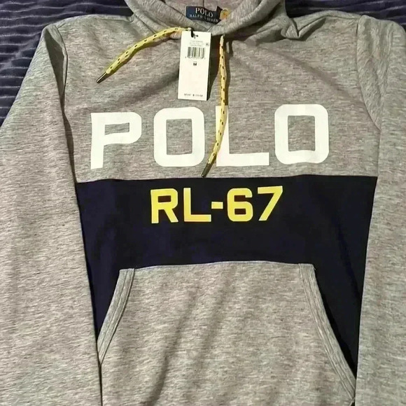 Polo Ralph Lauren RL-67 Hoodie -MEDIUM - Picture 4 of 5